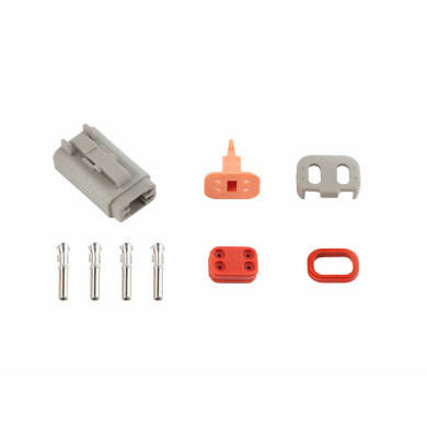 Kontaktstykke Deutch 4-pin, 13A, hun til 498627 - 7802146