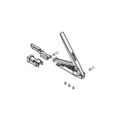 Mekanisme K20 til 400/800 mm, 1-port, venstre