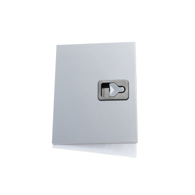 Bevobox låge rustfri sidehængt 480x600