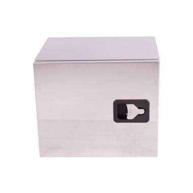 BevoBox Werkzeugkasten 1,5mm Edelstahl Tür seitl. angeschl. 600x500x500mm - Neues Design
