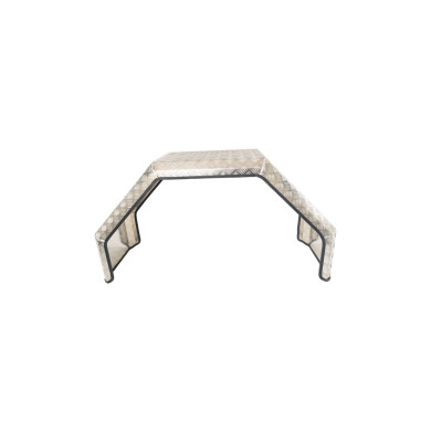 Schirm Aluminium-Deck 450 x 1310 mm für 2 Lenkachsen