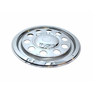 Bagkapsel 22,5" rustfri standard  bag og supersingel for - 10 huller - PCD Ø335mm - Passer standard bag og supersingel for - Incl. låsering