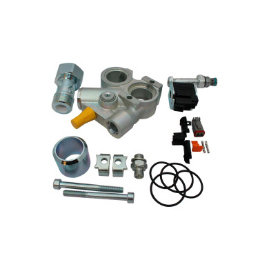 By pass ventil for Parker F1-081/101,T1-121, 24Vdc, 3784180, ny model med manual override.