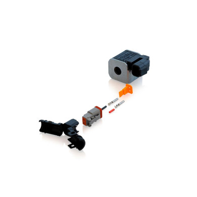 Spole til el-ventil incl. ny type stik 24V spole.