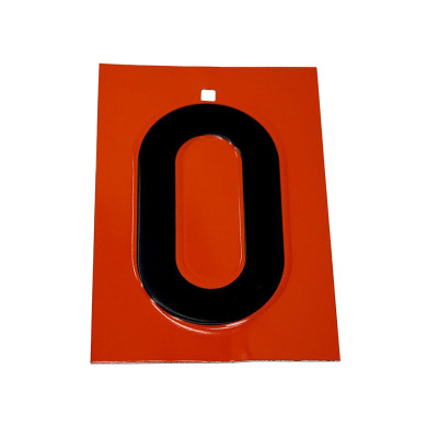 Lose Zahlenplatte – 0 Rostfrei - 89100