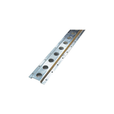 Hulskinne galv. 3 mtr Ø20  H=12mm - 7080 zinc plated