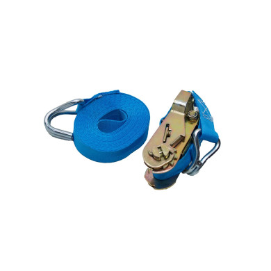 Båndstrammer 25 mm 5 mtr 1 ton blå - 7001 ( 0,3+4,7 m)