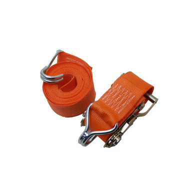 Båndstrammer 4mtr.  m/kroge - 7020 (1+3m, orange)