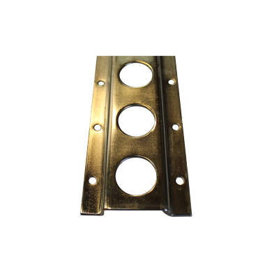 Hulskinne galv. 3 mtr Ø25 mm H=12mm - 70801, zinc plated