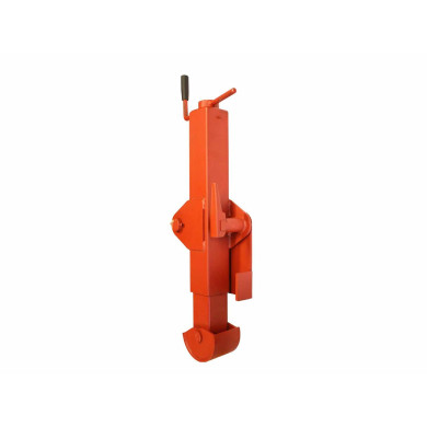 Støtteben f/kærre m/rullefod, primet +100mm - Priming er kun Lager/Transportbeskyttelse