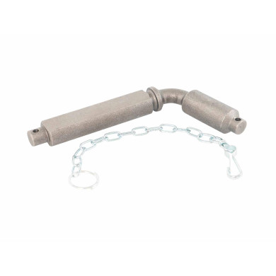 Låsebolt m/kjede f/ Ø80mm type 1 (rett) - 030923.00