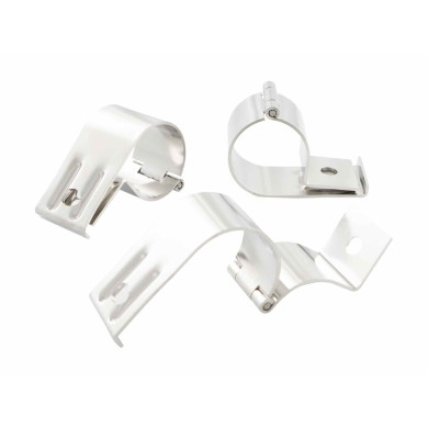 Edelstahl-Lampenhalter 60 mm (Metec)