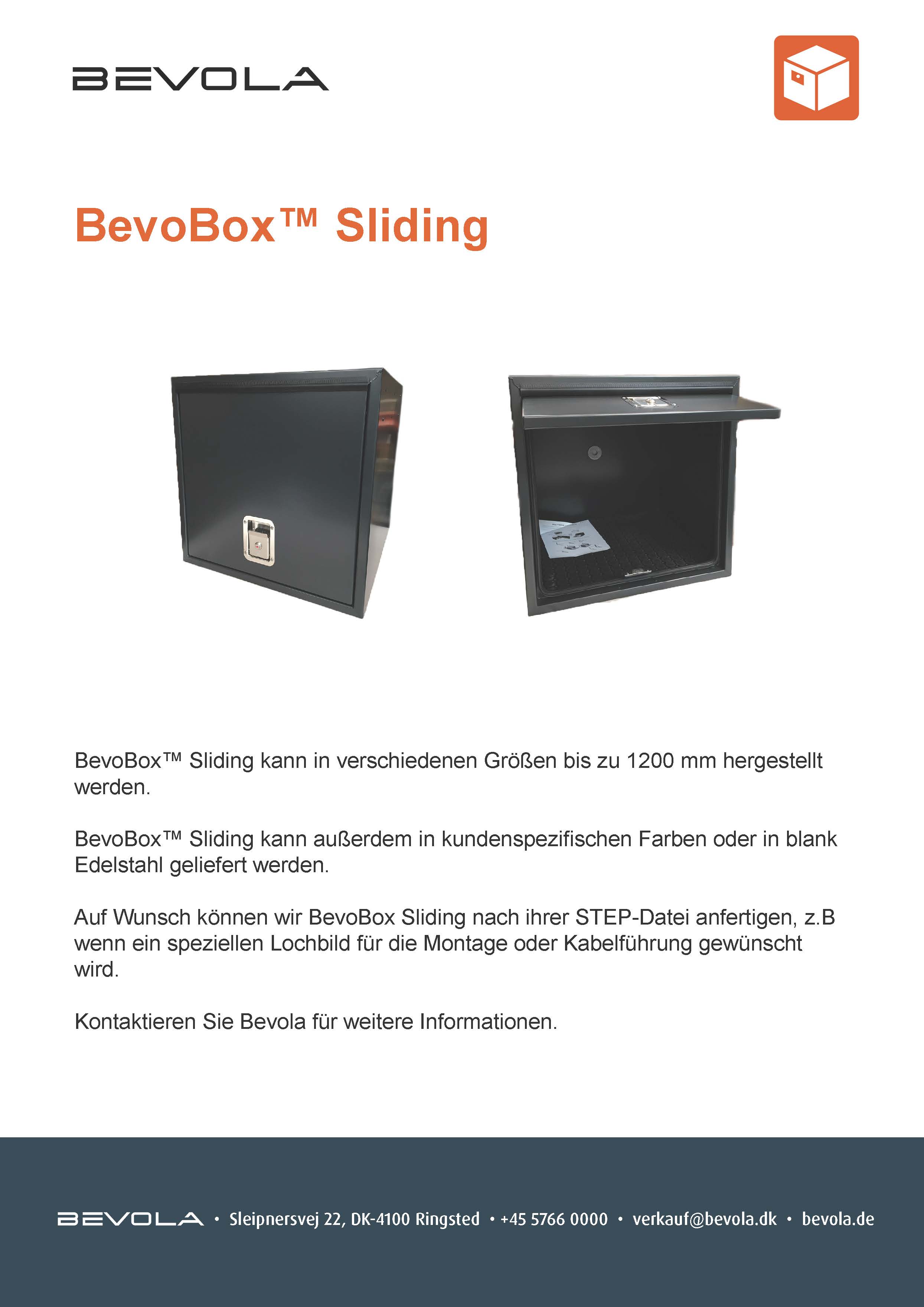 BevoBox&trade; Sliding