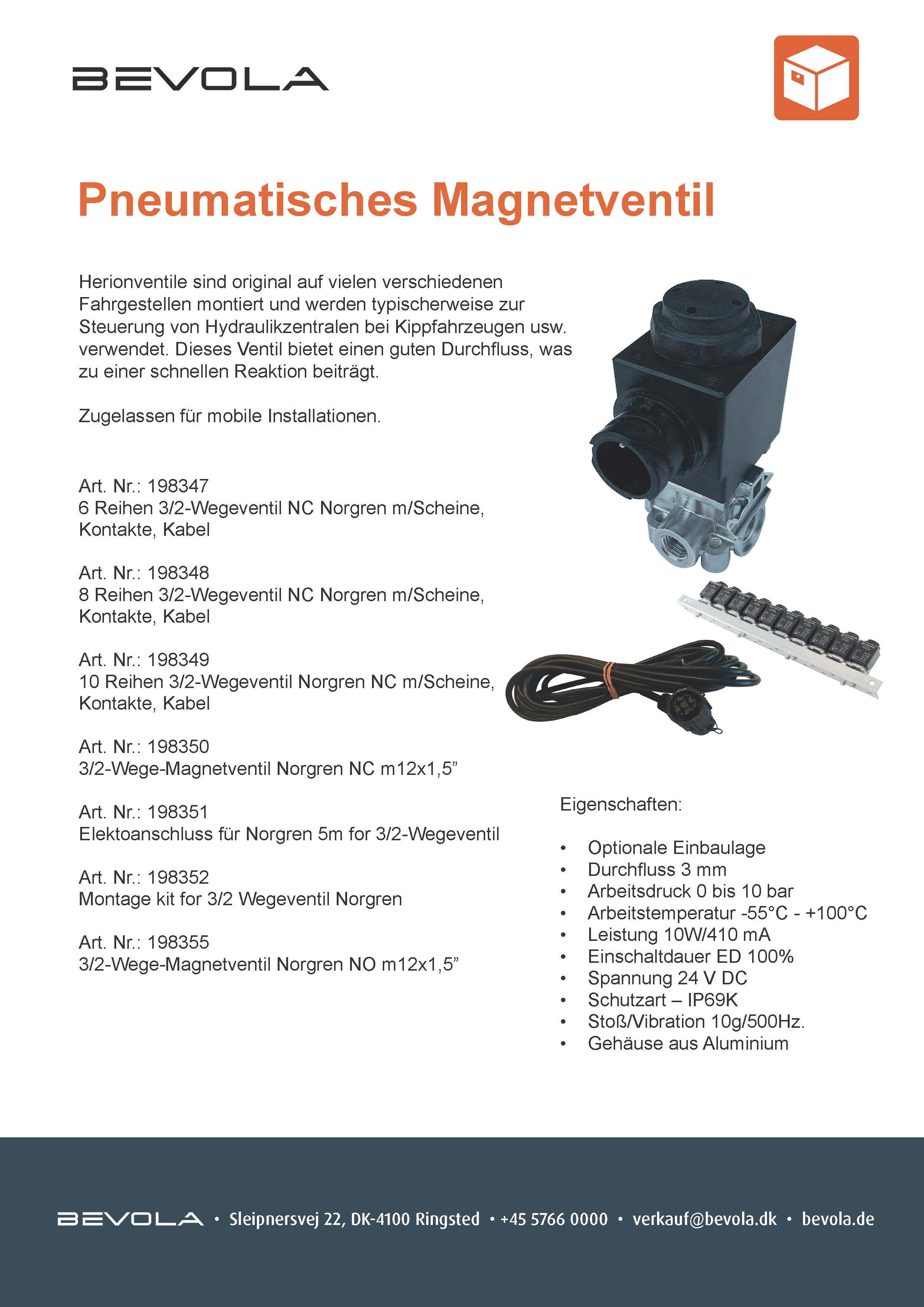Pneumatisches Magnetventil